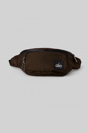 Bum Bags Alo Yoga Explorer Fanny Pack Hombre Espresso | Chile 93845-UJHO
