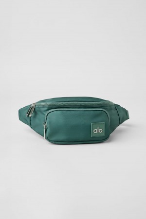 Bum Bags Alo Yoga Explorer Fanny Pack Hombre Winter Ivy | Chile 03586-VGWN