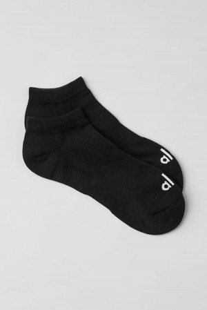 Calcetines Alo Yoga Unisex Street Hombre Negras Blancas | Chile 12687-TVAU