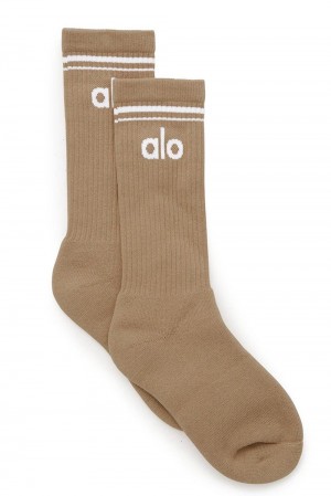 Calcetines Alo Yoga Unisex Throwback Hombre Blancas | Chile 08341-IKEU