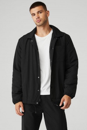 Chaquetas Alo Yoga Legend Hombre Negras | Chile 73280-NEUV