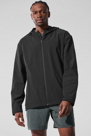 Chaquetas Alo Yoga Performance On-The-Go Hombre Negras | Chile 10495-LDIV