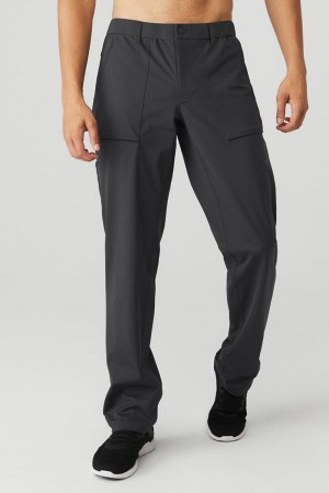 Pantalon Alo Yoga Block Hombre Anthracite | Chile 07524-ZXKJ