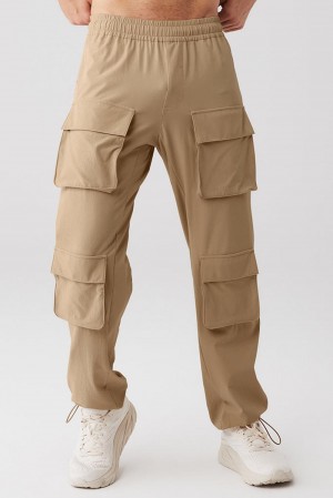 Pantalon Alo Yoga Cargo Venture Hombre Gravel | Chile 49320-XHFQ