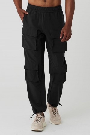 Pantalon Alo Yoga Cargo Venture Hombre Negras | Chile 92617-IQRV