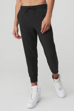 Pantalon Alo Yoga Co-Op 7/8 Hombre Negras | Chile 04613-ATPZ