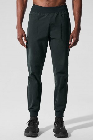 Pantalon Alo Yoga Co-Op Hombre Verde | Chile 65301-FETY