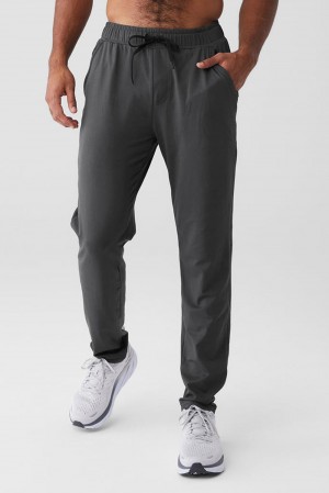 Pantalon Alo Yoga Conquer Pulse Hombre Anthracite | Chile 05734-WNKJ