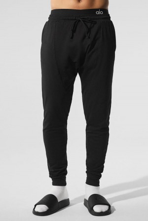 Pantalon Alo Yoga Conquer Revitalize Hombre Negras | Chile 34978-AQIP