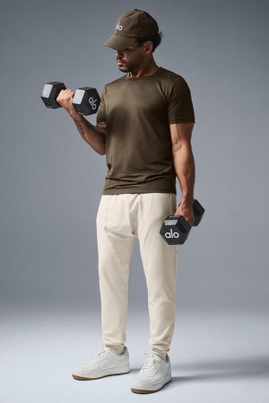 Pantalon Alo Yoga Conquer Revitalize Hombre Bone | Chile 37829-LZHY