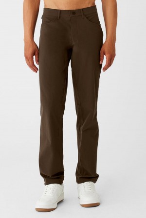 Pantalon Alo Yoga Day and Night Hombre Espresso | Chile 91468-IVEQ