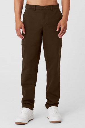 Pantalon Alo Yoga Edition Sueded Hombre Espresso | Chile 62794-JRAH