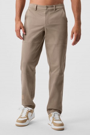 Pantalon Alo Yoga Edition Sueded Hombre Gravel | Chile 10586-QZWO