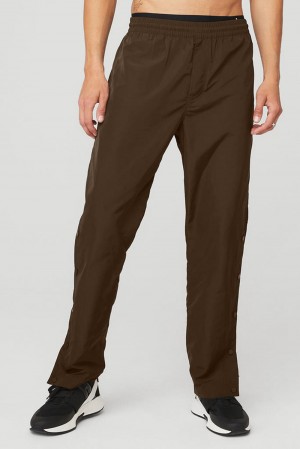 Pantalon Alo Yoga Legend Snap Hombre Espresso | Chile 42537-DCPN