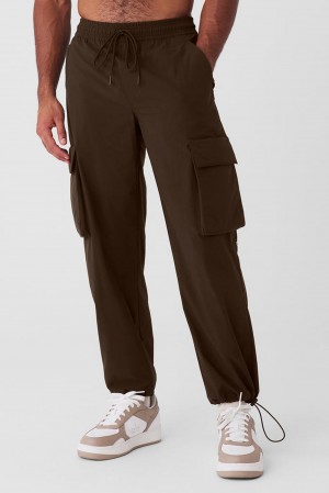 Pantalon Alo Yoga Voyage Utility Cargo Hombre Espresso | Chile 37618-GCTN