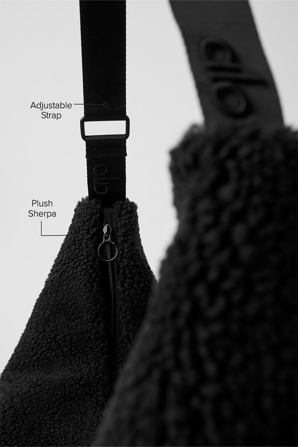 Bolso Bandolera Alo Yoga Sherpa Om The Go Hombre Negras | Chile  43281-QUZH