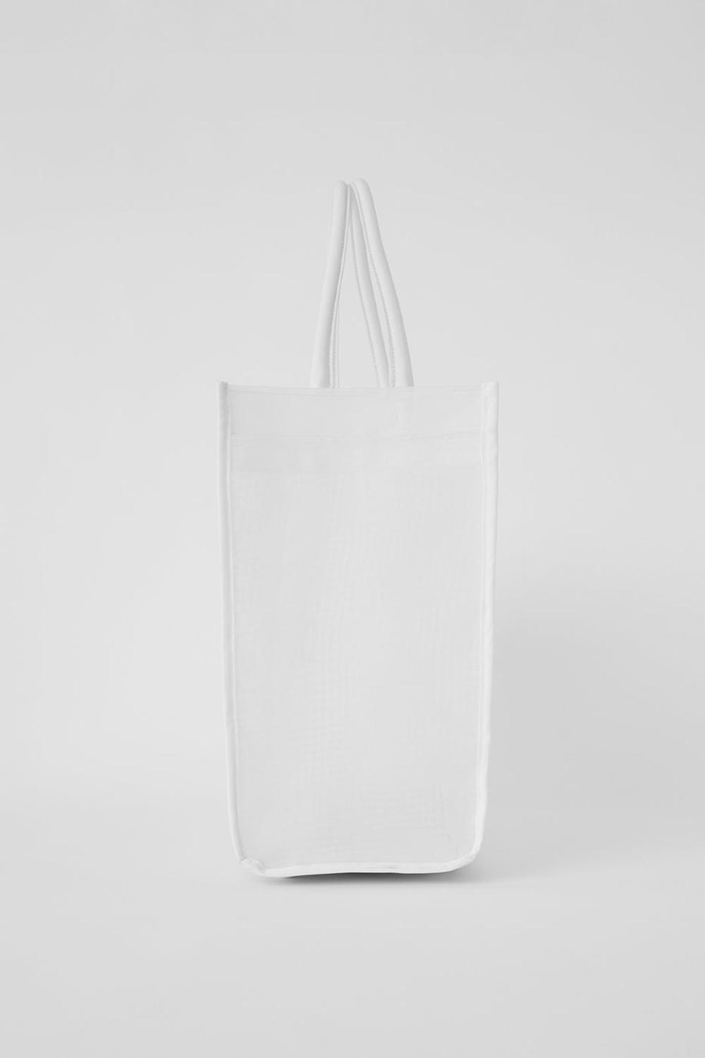 Bolso Tote Alo Yoga Sheer Hombre Blancas | Chile  87625-TMYE