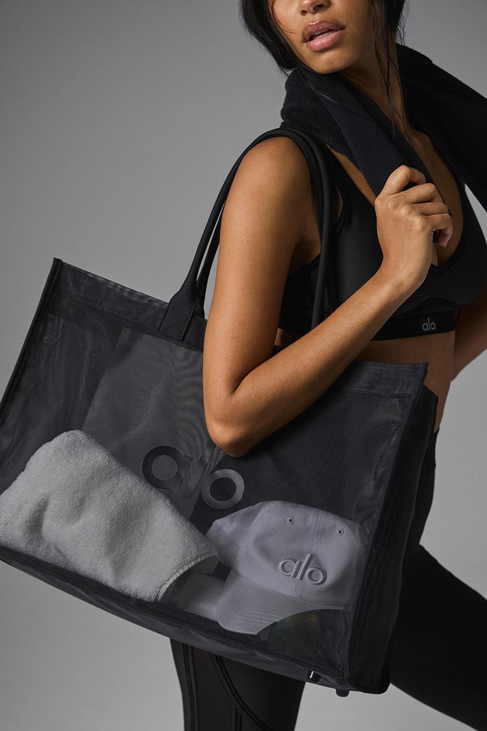 Bolso Tote Alo Yoga Sheer Hombre Negras | Chile  59608-LRTK