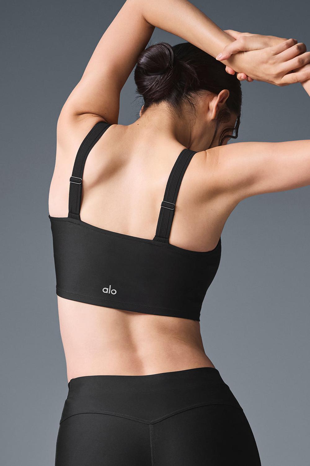 Bra Tank Alo Yoga Airlift Turn It Up Mujer Negras | Chile  68321-CFMG