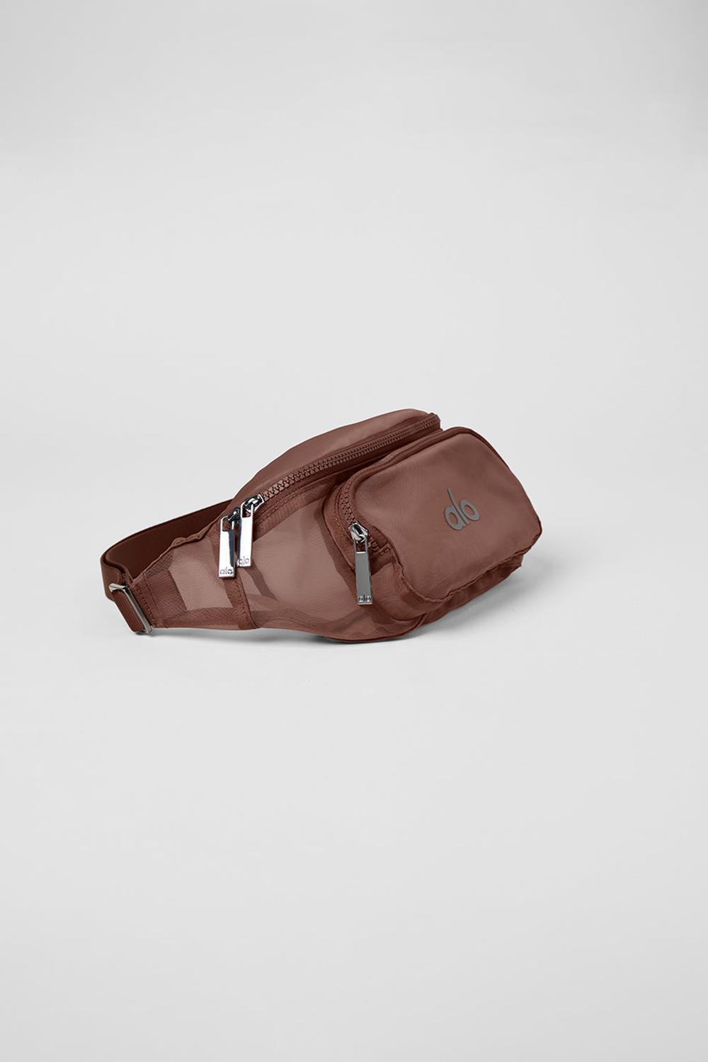 Bum Bags Alo Yoga Sheer Fanny Pack Hombre Chestnut | Chile  45716-ASYW