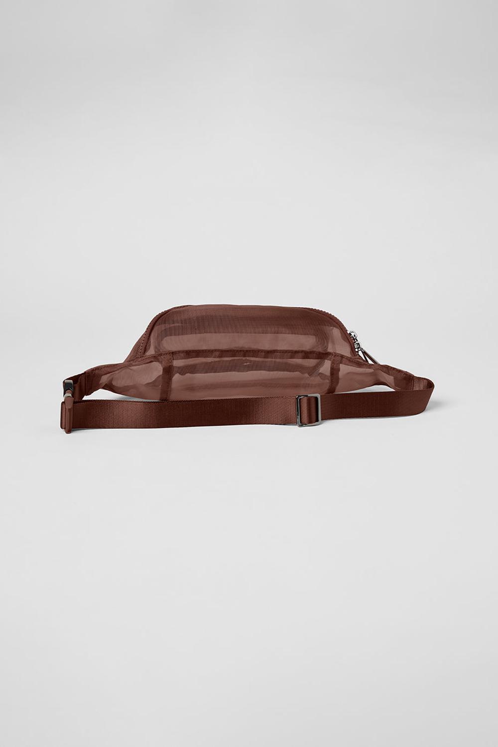 Bum Bags Alo Yoga Sheer Fanny Pack Hombre Chestnut | Chile  45716-ASYW