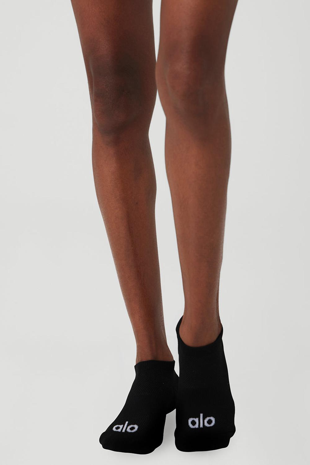 Calcetines Alo Yoga Everyday Mujer Negras Blancas | Chile  81253-GIUO