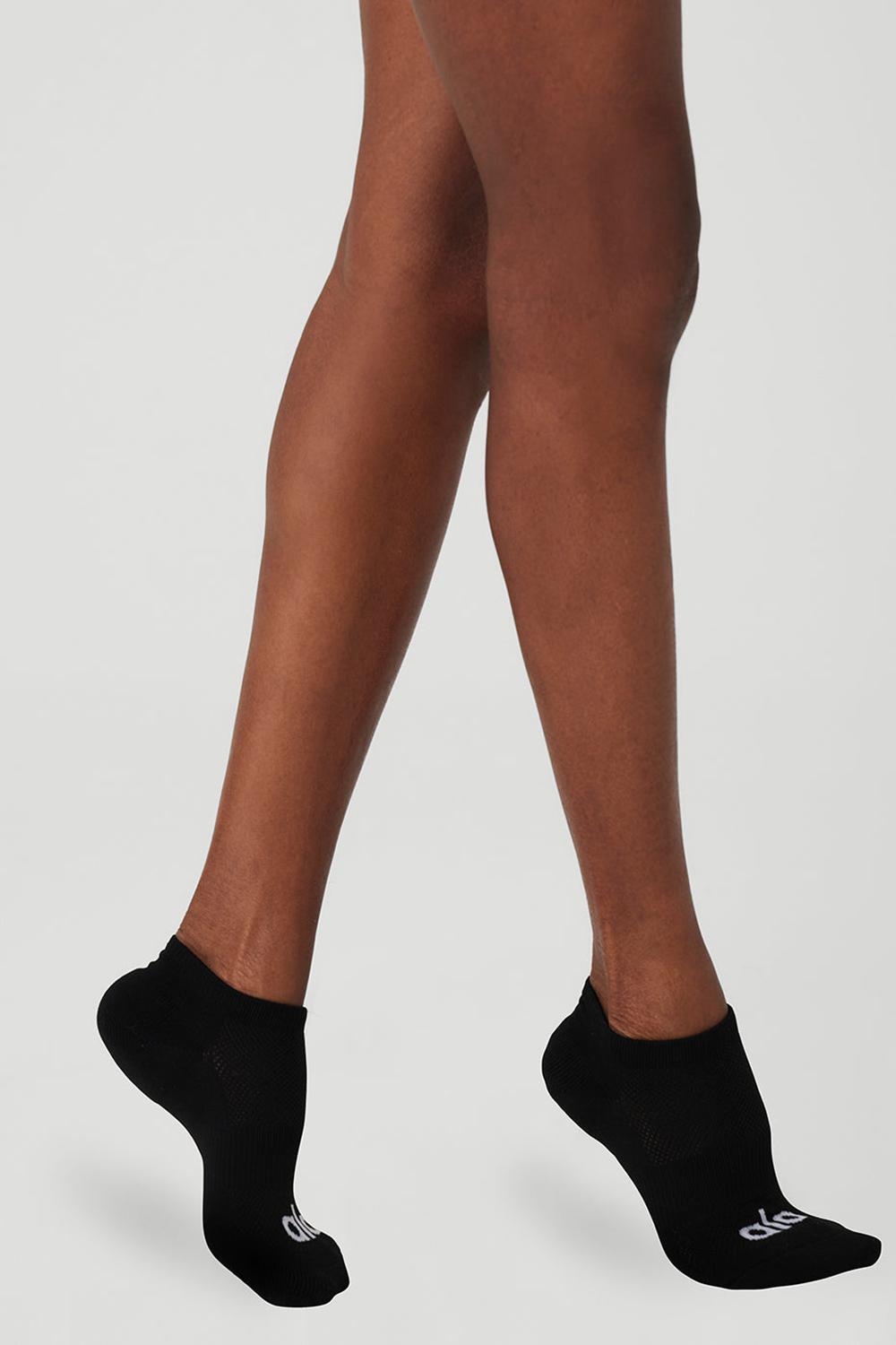 Calcetines Alo Yoga Everyday Mujer Negras Blancas | Chile  81253-GIUO