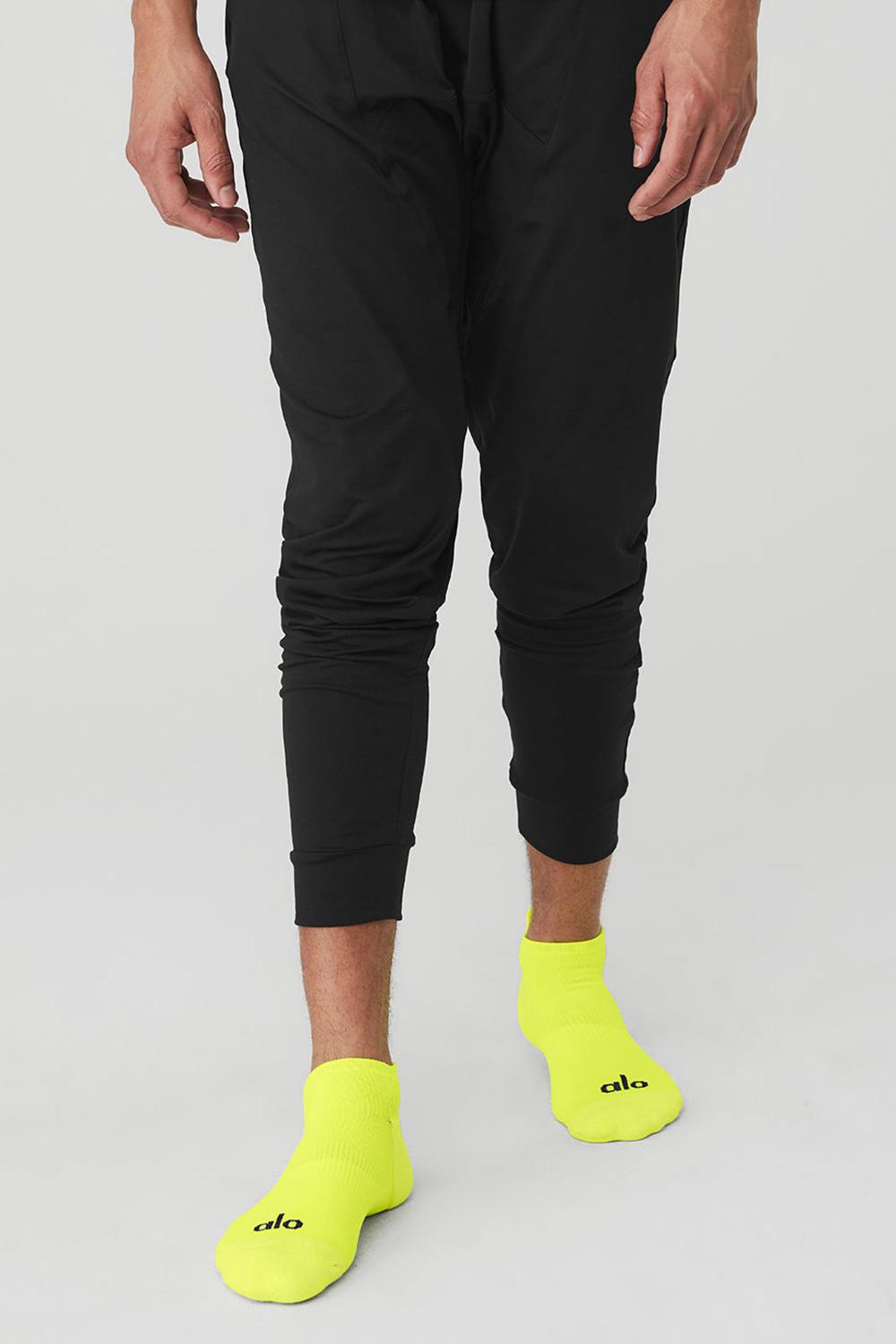 Calcetines Alo Yoga Performance Tab Hombre Negras | Chile  21836-BIRA