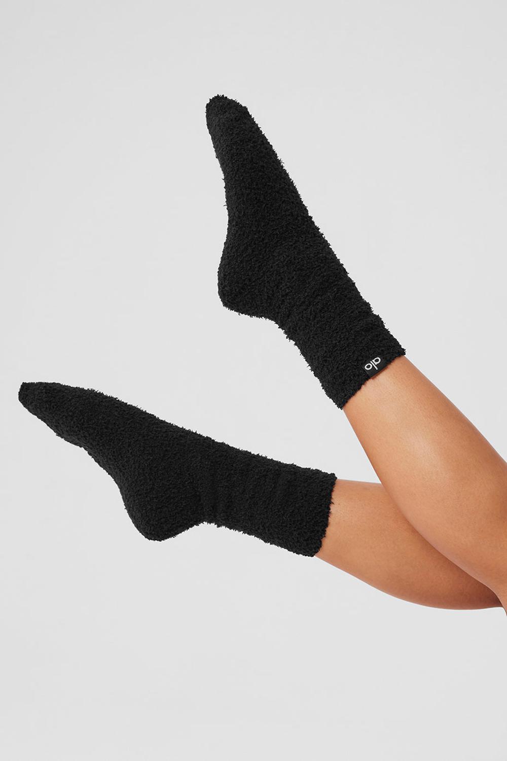 Calcetines Alo Yoga Plush Lush Hombre Negras | Chile  65137-WZTV