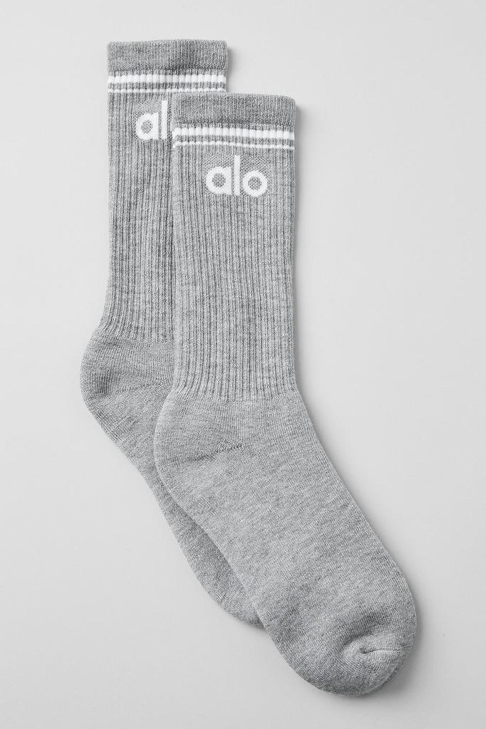 Calcetines Alo Yoga Unisex Throwback Hombre Gris Blancas | Chile  29713-VPWA
