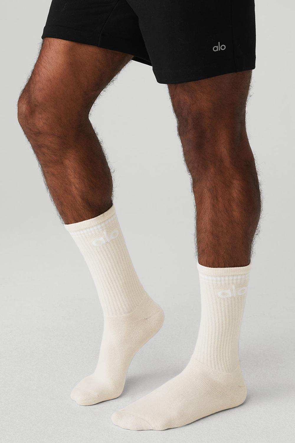 Calcetines Alo Yoga Unisex Throwback Hombre Blancas | Chile  56208-RGOD