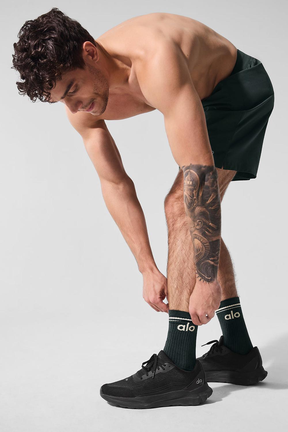 Calcetines Alo Yoga Unisex Throwback Hombre Verde | Chile  35806-WKPX