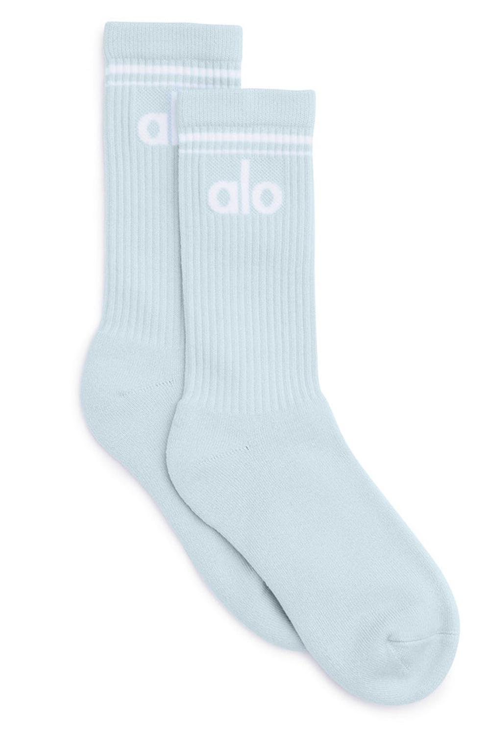 Calcetines Alo Yoga Unisex Throwback Hombre Azules Blancas | Chile  01294-BDIS