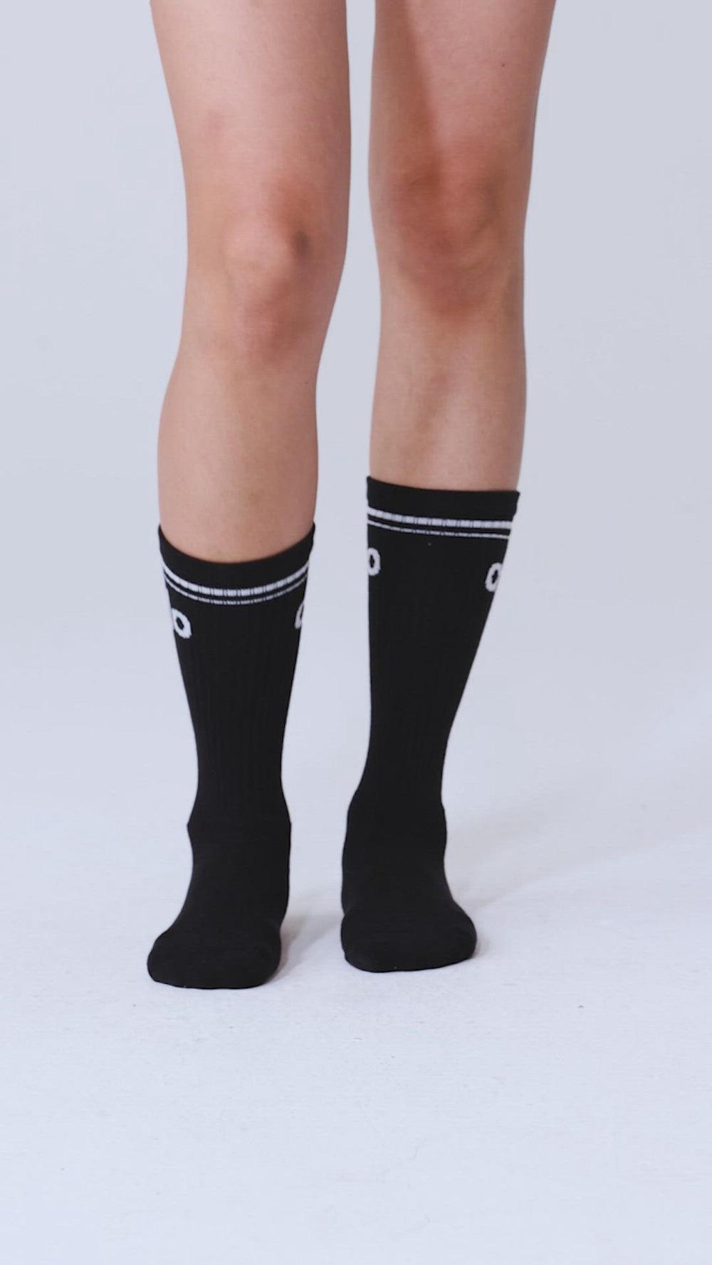 Calcetines Alo Yoga Unisex Throwback Hombre Blancas Negras | Chile  56230-BYMV