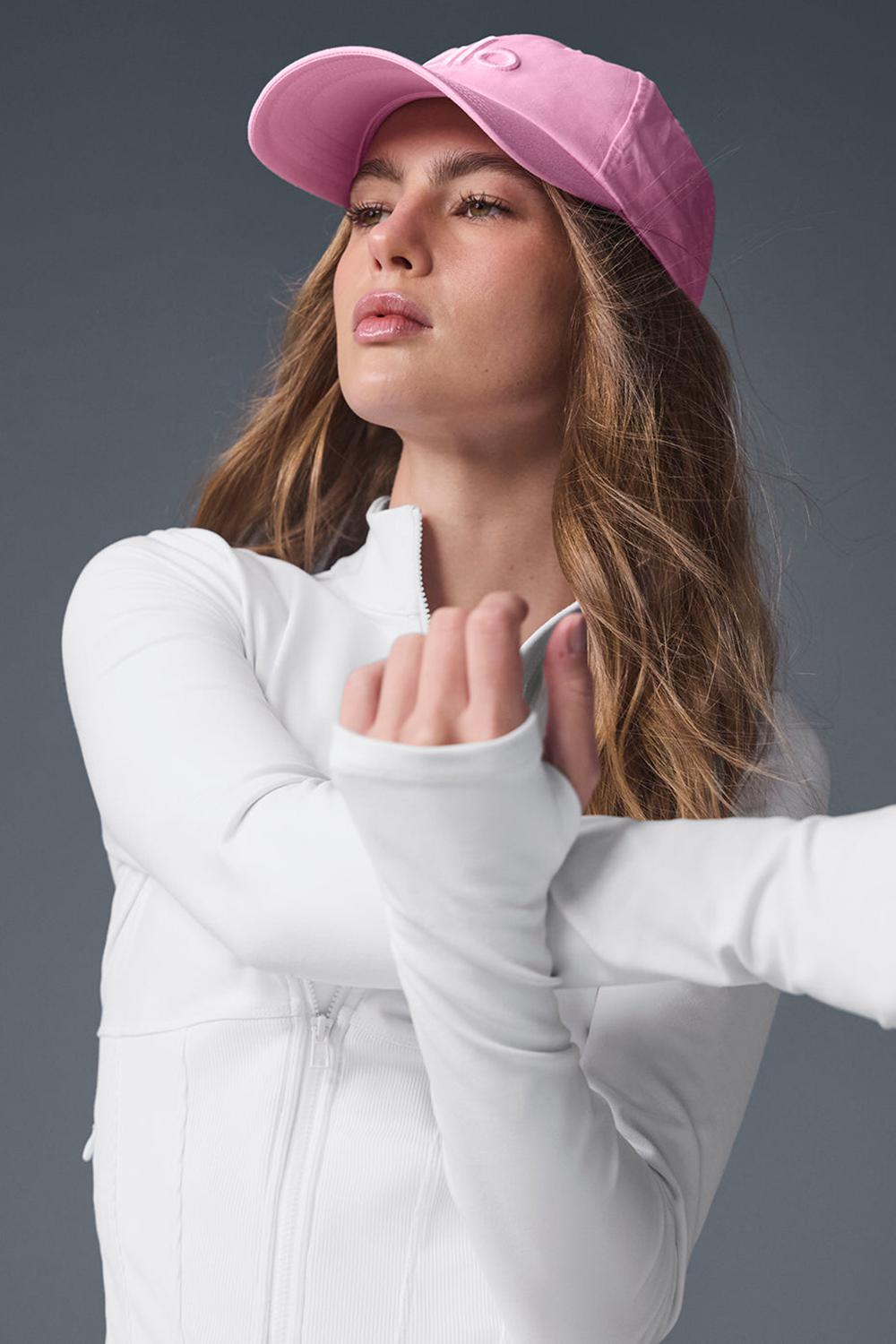 Chaquetas Alo Yoga Airbrush Corset Full Zip Mujer Blancas | Chile  09516-MKOT