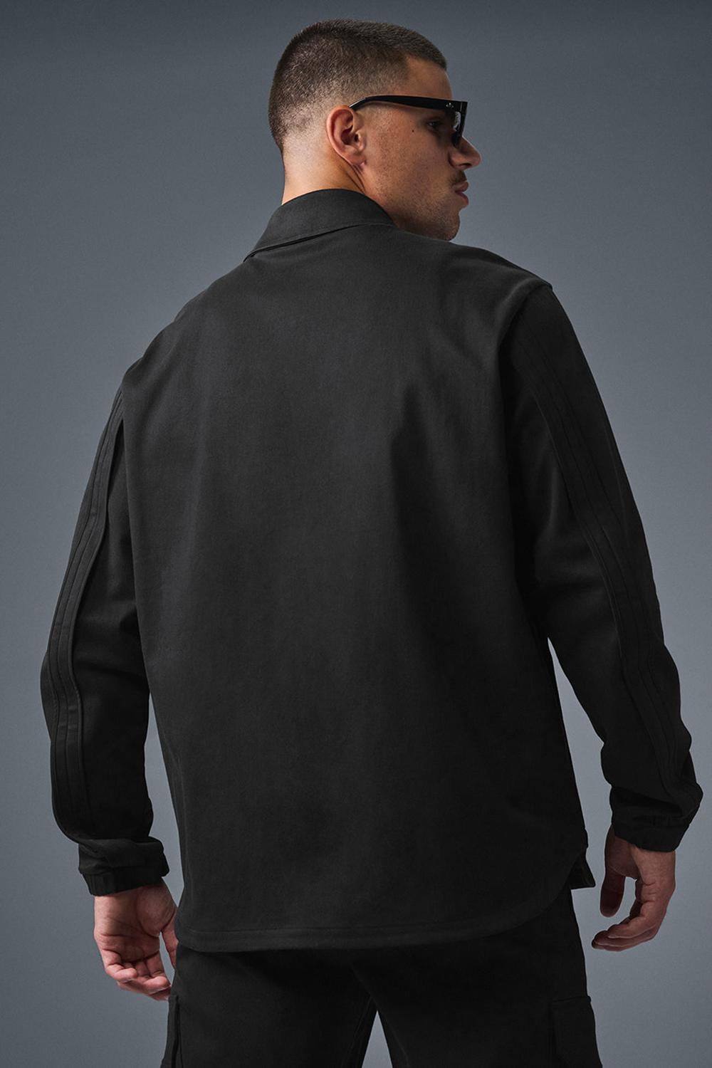 Chaquetas Alo Yoga Edition Sueded Hombre Negras | Chile  16504-TWAB