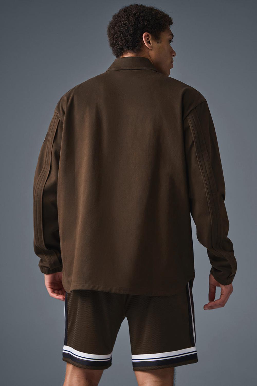 Chaquetas Alo Yoga Edition Sueded Hombre Espresso | Chile  34628-QFPR