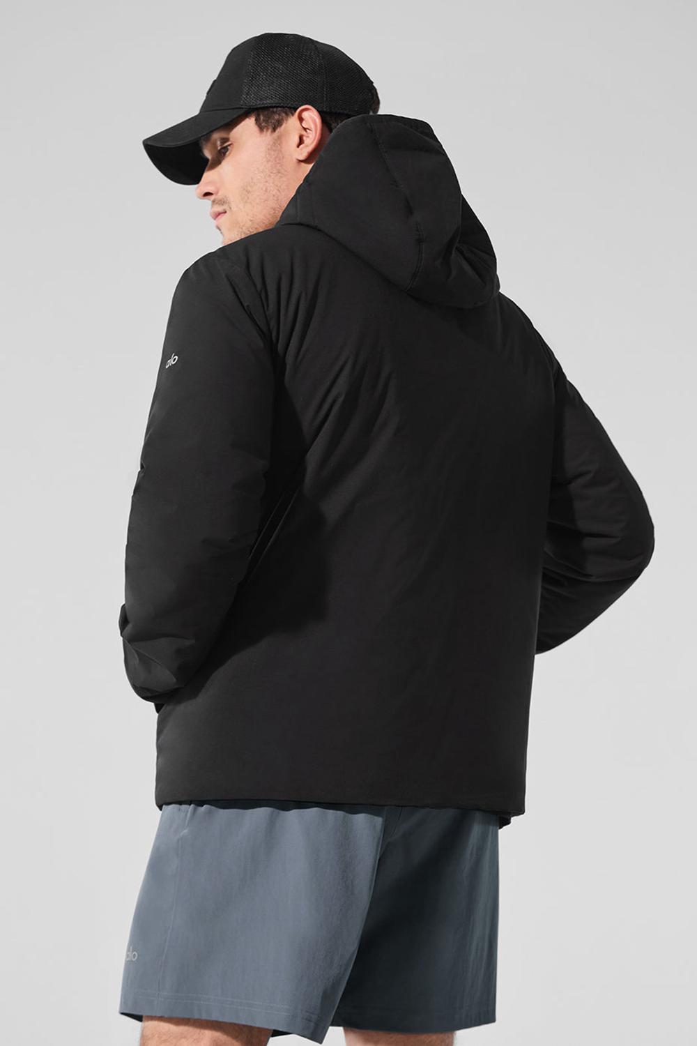 Chaquetas Alo Yoga Elemental Full-Zip Hombre Negras | Chile  13902-ODMF