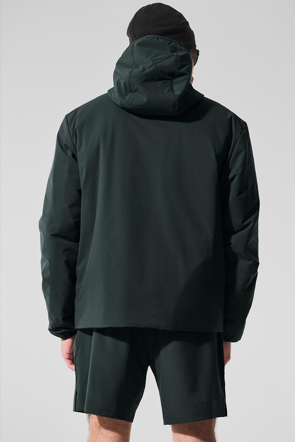 Chaquetas Alo Yoga Elemental Full-Zip Hombre Verde | Chile  93154-XALV