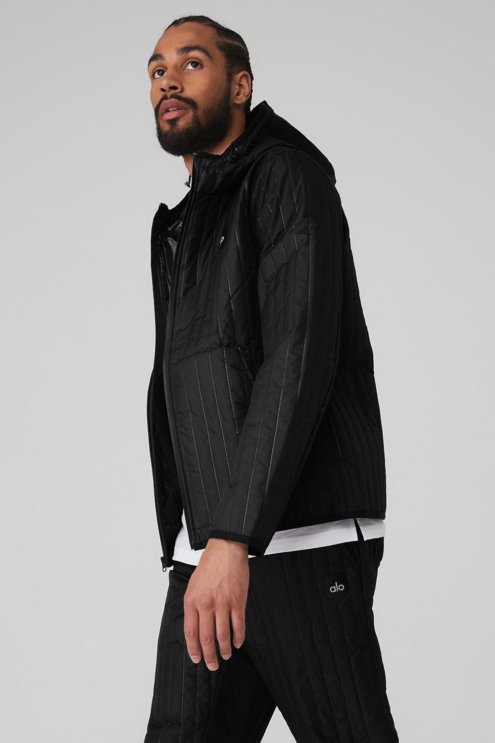 Chaquetas Alo Yoga Future Hombre Negras | Chile  91760-ZIBW