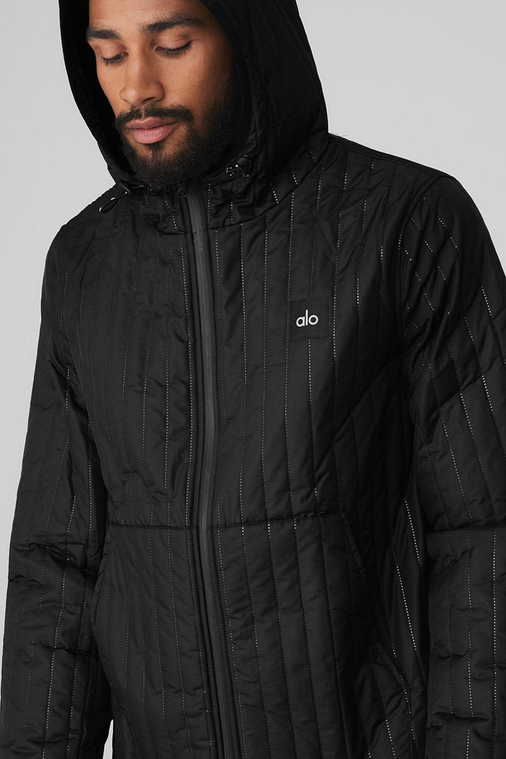 Chaquetas Alo Yoga Future Hombre Negras | Chile  91760-ZIBW