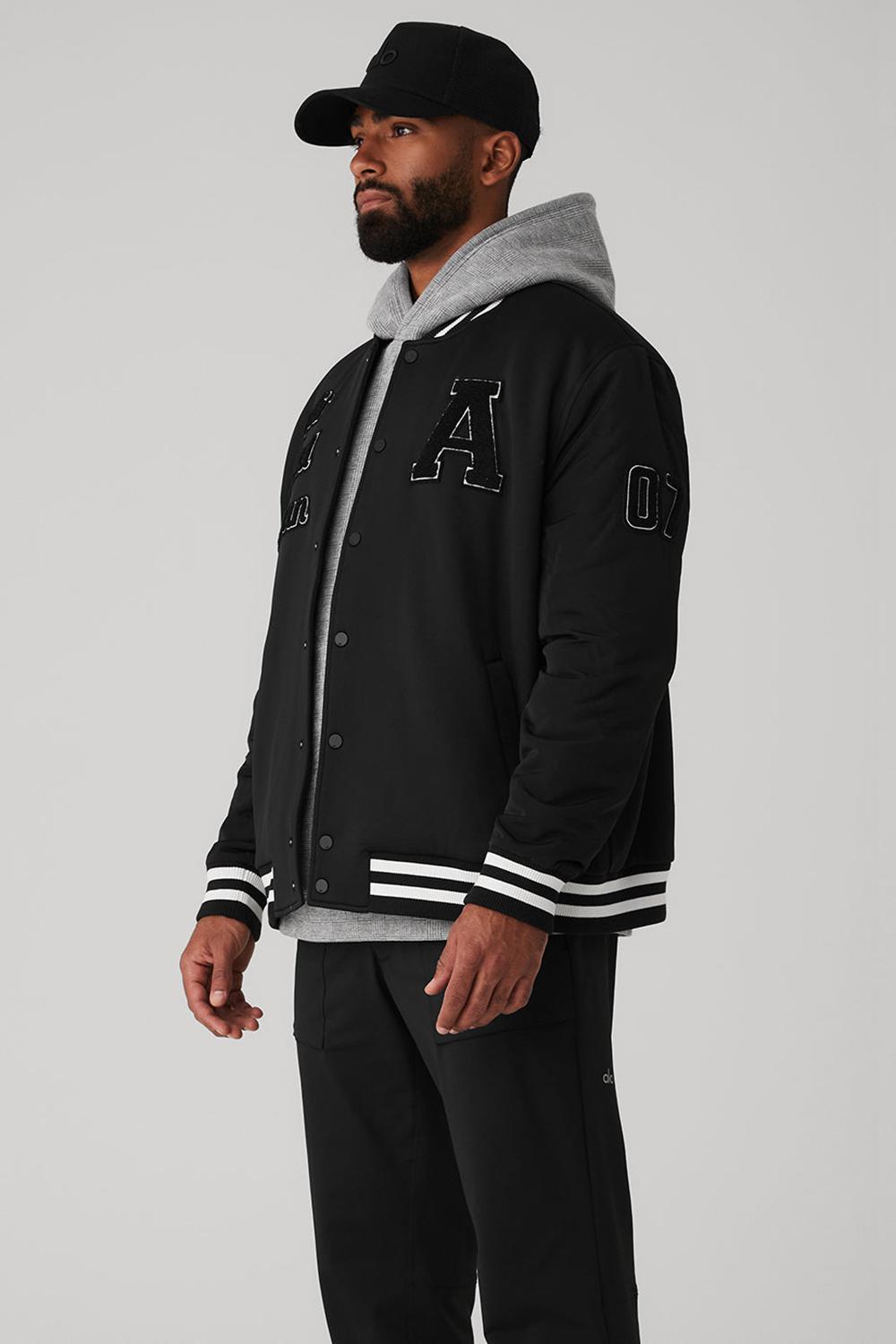 Chaquetas Alo Yoga G.O.A.T Hombre Negras | Chile  69702-PEFW