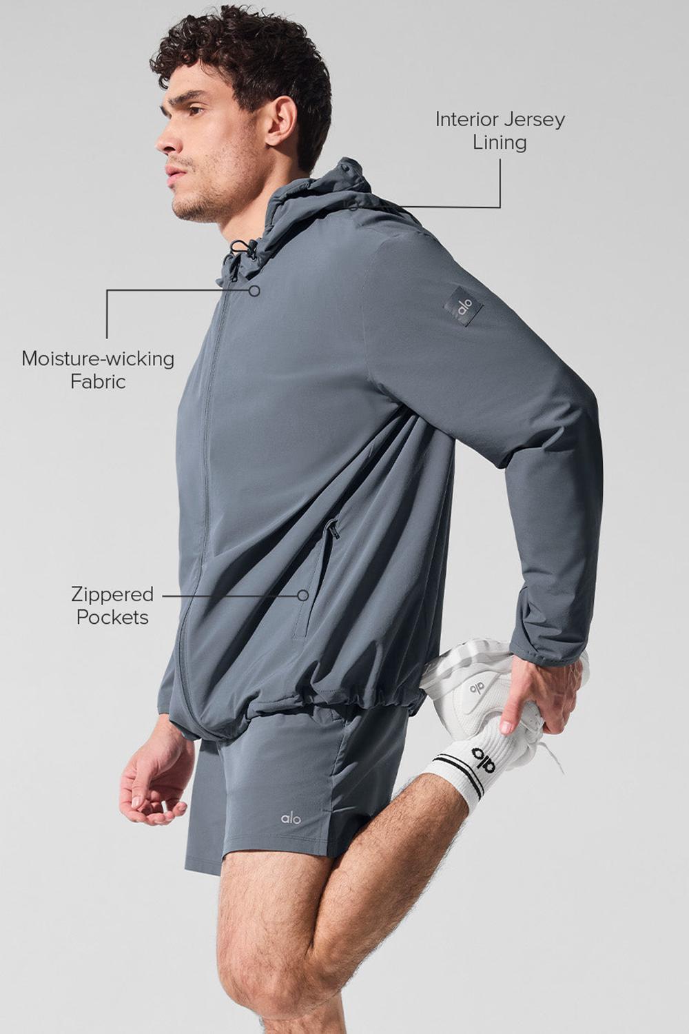 Chaquetas Alo Yoga Performance On-The-Go Hombre Gris | Chile  48729-CSYV