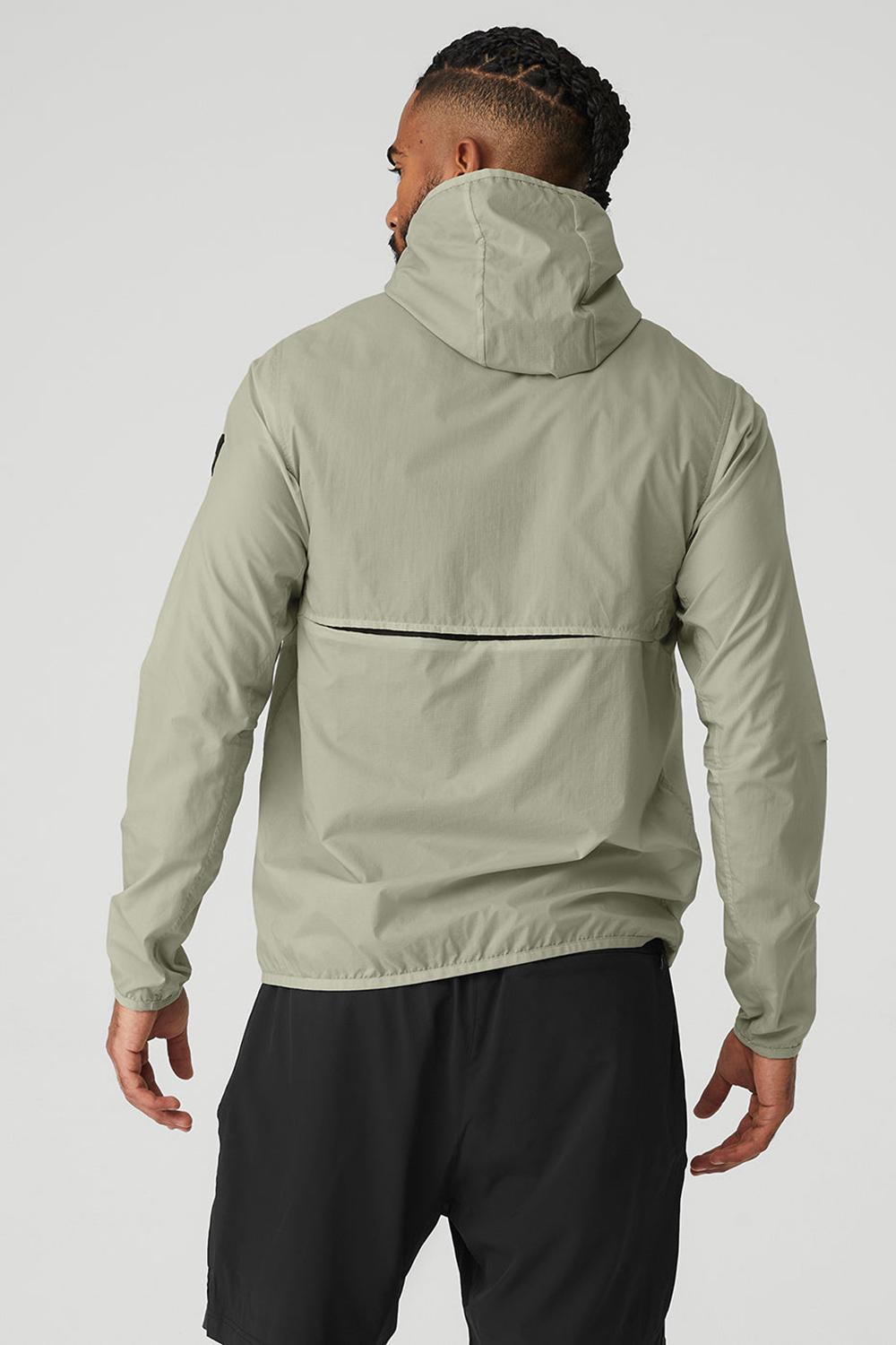 Chaquetas Alo Yoga Repeat Running Hombre Limestone | Chile  15794-MZUI