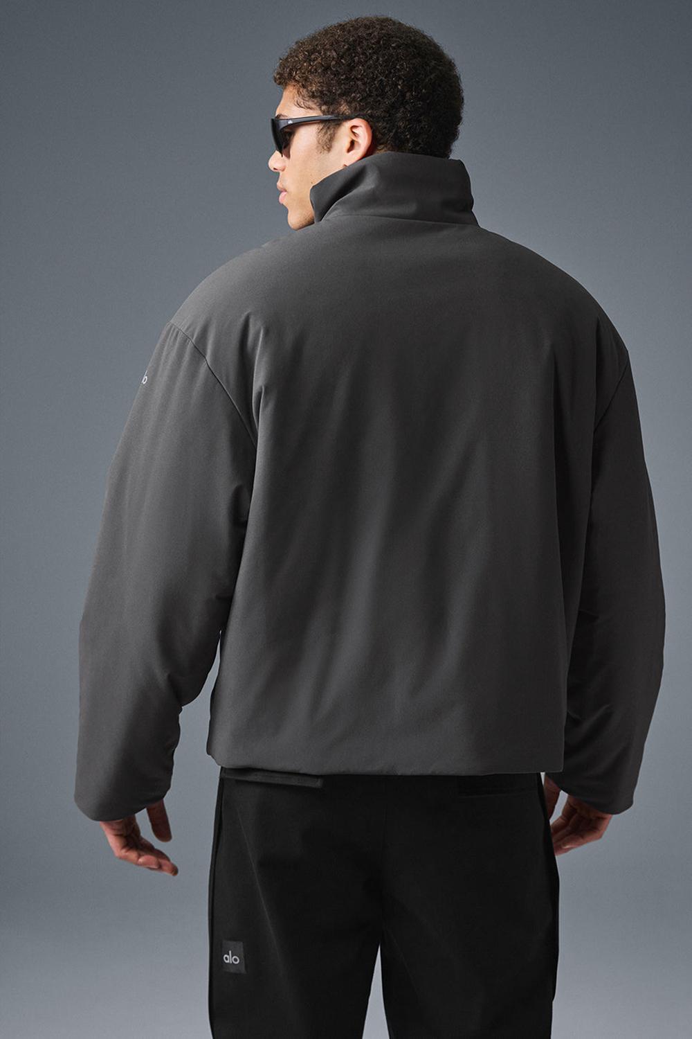Chaquetas Alo Yoga Stretch Woven Notable Hombre Anthracite | Chile  30497-VLPI