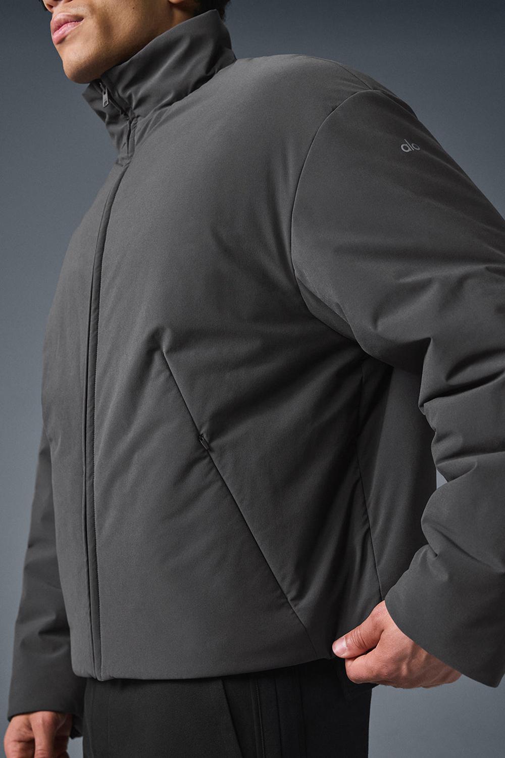 Chaquetas Alo Yoga Stretch Woven Notable Hombre Anthracite | Chile  30497-VLPI