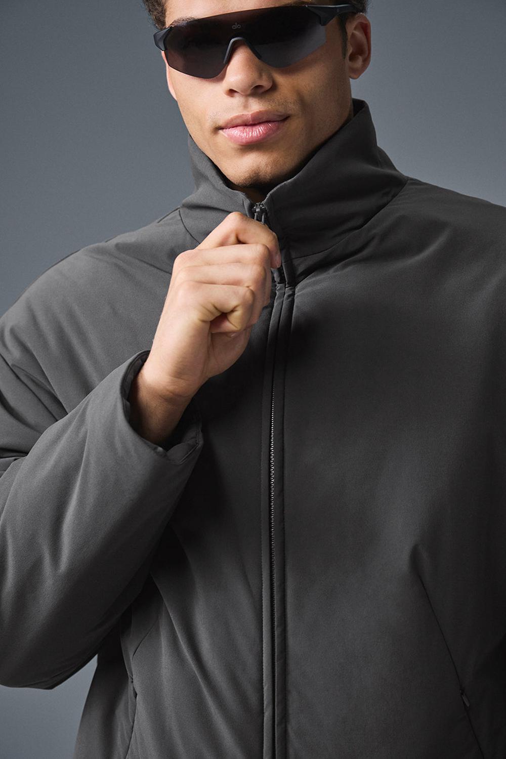 Chaquetas Alo Yoga Stretch Woven Notable Hombre Anthracite | Chile  30497-VLPI