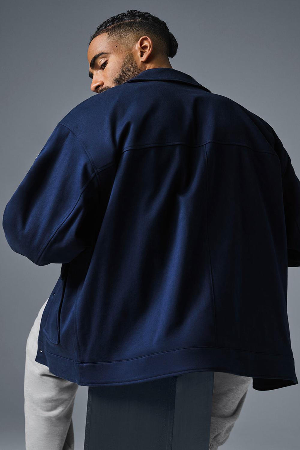 Chaquetas Alo Yoga Unisex One Up Hombre Azul Marino | Chile  39786-EUVN