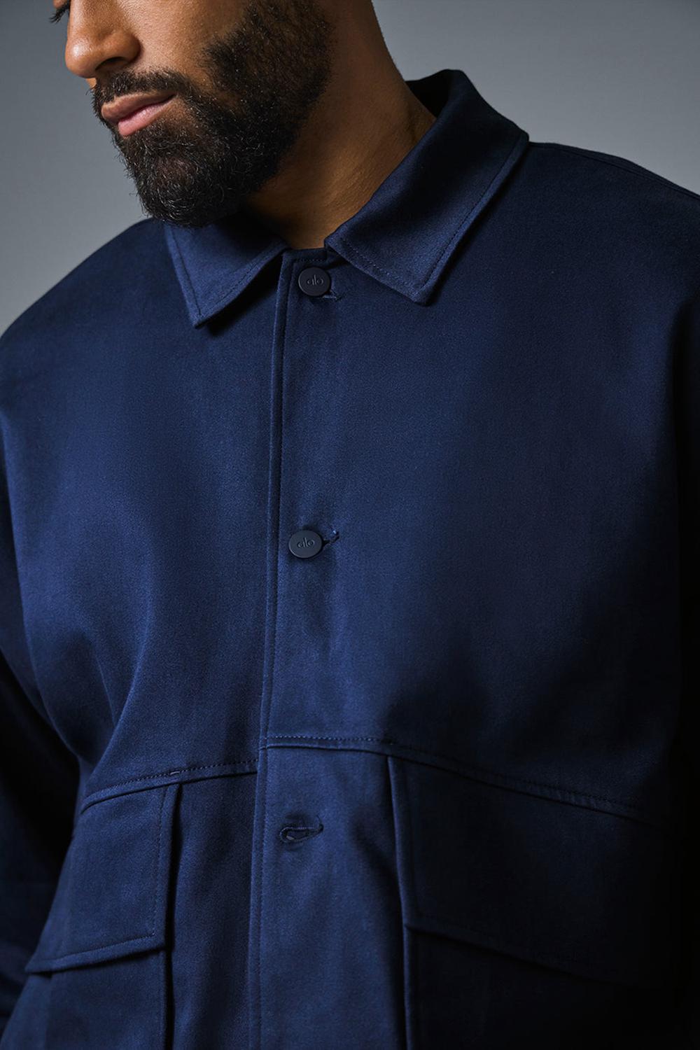 Chaquetas Alo Yoga Unisex One Up Hombre Azul Marino | Chile  39786-EUVN