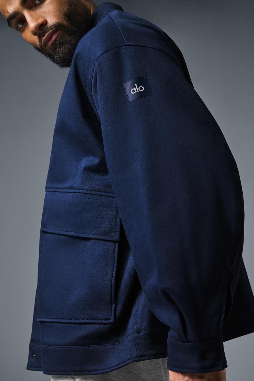 Chaquetas Alo Yoga Unisex One Up Hombre Azul Marino | Chile  39786-EUVN